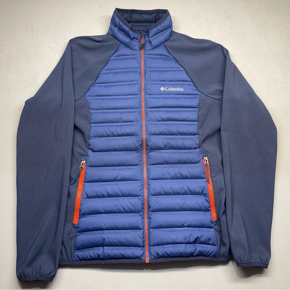 Columbia Flash Forward Hybrid 650 Down Fill Power Insulated Jacket Blue Womens S